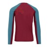 Herren Renn-T-Shirt Karpos Lavaredo Jersey LS Granatapfel/Rittersporn